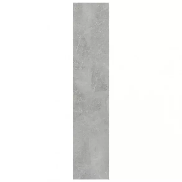 betonszürke szerelt fa fali polc 90 x 16 x 78 cm