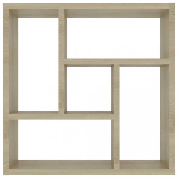 sonoma tölgy szerelt fa fali polc 45,1 x 16 x 45,1 cm