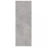 betonszürke szerelt fa fali polc 45,1 x 16 x 45,1 cm