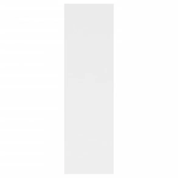 fehér szerelt fa fali polc 75 x 16 x 55 cm