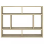 sonoma tölgy szerelt fa fali polc 75 x 16 x 55 cm