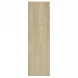 sonoma tölgy szerelt fa fali polc 75 x 16 x 55 cm