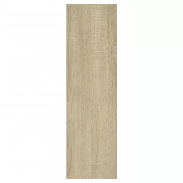 sonoma tölgy szerelt fa fali polc 75 x 16 x 55 cm