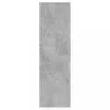 betonszürke szerelt fa fali polc 75 x 16 x 55 cm