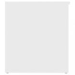 fehér szerelt fa tárolóláda 84 x 42 x 46 cm