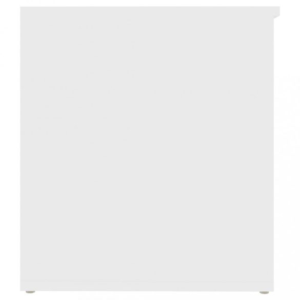 fehér szerelt fa tárolóláda 84 x 42 x 46 cm