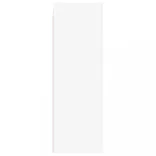 fehér szerelt fa TV-szekrény 30,5 x 30 x 90 cm