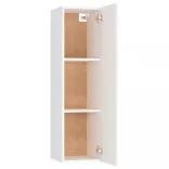 fehér szerelt fa TV-szekrény 30,5 x 30 x 110 cm