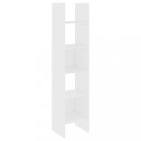 fehér szerelt fa könyvszekrény 40 x 35 x 180 cm