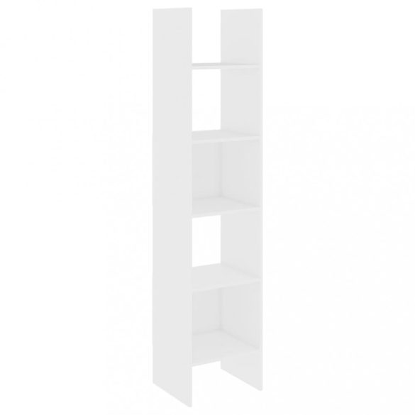 fehér szerelt fa könyvszekrény 40 x 35 x 180 cm