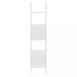 fehér szerelt fa könyvszekrény 40 x 35 x 180 cm