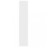 fehér szerelt fa könyvszekrény 40 x 35 x 180 cm