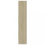 sonoma tölgy színű szerelt fa könyvszekrény 40 x 35 x 180 cm