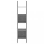 betonszürke szerelt fa könyvszekrény 40 x 35 x 180 cm