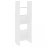 fehér szerelt fa könyvszekrény 60 x 35 x 180 cm