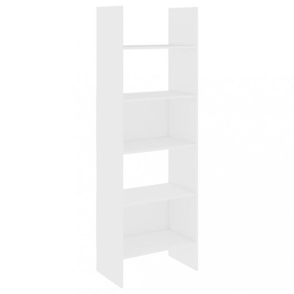 fehér szerelt fa könyvszekrény 60 x 35 x 180 cm