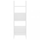 fehér szerelt fa könyvszekrény 60 x 35 x 180 cm