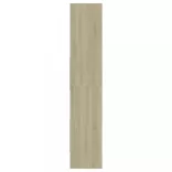 sonoma tölgy színű szerelt fa könyvszekrény 60 x 35 x 180 cm