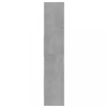betonszürke szerelt fa könyvszekrény 60 x 35 x 180 cm