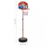 állítható kosárlabdajáték-szett 120 cm