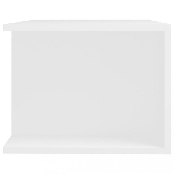 fehér TV-szekrény LED-lámpákkal 90 x 39 x 30 cm