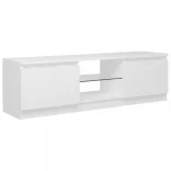 fehér TV-szekrény LED lámpákkal 120 x 30 x 36 cm