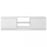 fehér TV-szekrény LED lámpákkal 120 x 30 x 36 cm