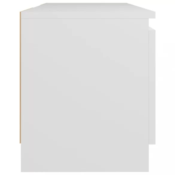 fehér TV-szekrény LED lámpákkal 120 x 30 x 36 cm