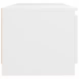 fehér TV-szekrény LED lámpákkal 140 x 40 x 36 cm