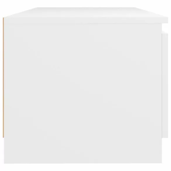 fehér TV-szekrény LED lámpákkal 140 x 40 x 36 cm