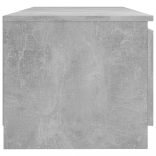 szürke TV-szekrény LED-világítással 140 x 40 x 36 cm