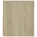 sonoma tölgy színű TV-szekrény LED-lámpákkal 120 x 35 x 40 cm