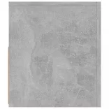 betonszürke TV-szekrény LED-világítással 120 x 35 x 40 cm