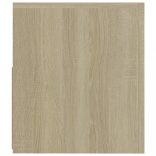 sonoma tölgy színű TV-szekrény LED-világítással 90 x 35 x 40 cm