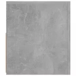 betonszürke TV-szekrény LED-világítással 90 x 35 x 40 cm