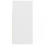 fehér tálalószekrény LED-világítással 80 x 35 x 75 cm