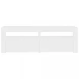 fehér TV-szekrény LED-lámpákkal 120 x 35 x 40 cm