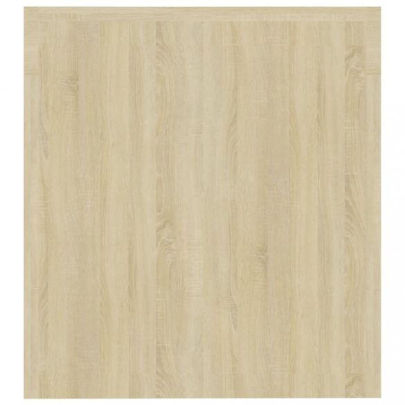 sonoma tölgy színű TV-szekrény LED-lámpákkal 140 x 36,5 x 40 cm