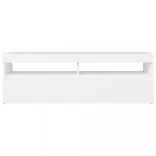 fehér TV-szekrény LED-lámpákkal 120 x 35 x 40 cm