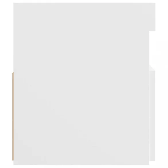 fehér TV-szekrény LED-lámpákkal 120 x 35 x 40 cm