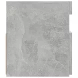 betonszürke TV-szekrény LED-lámpákkal 120 x 35 x 40 cm