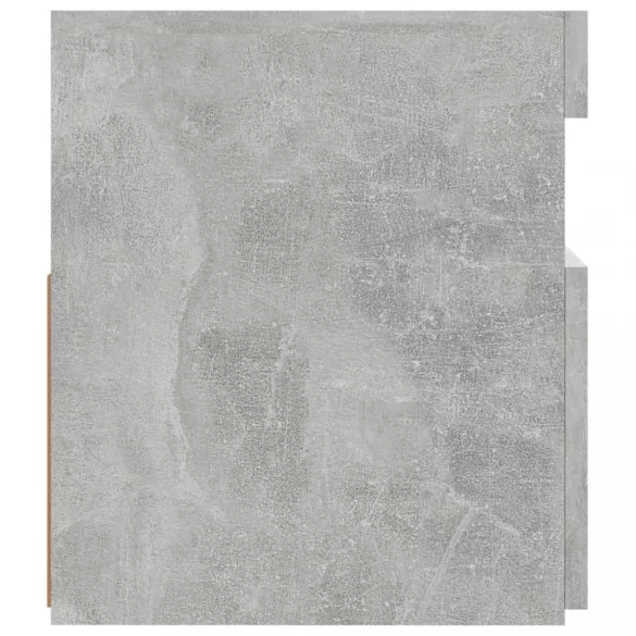 betonszürke TV-szekrény LED-lámpákkal 120 x 35 x 40 cm