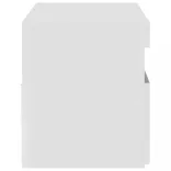 fehér TV-szekrény LED-világítással 75 x 35 x 40 cm