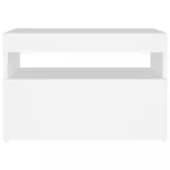 fehér TV-szekrény LED-lámpákkal 60 x 35 x 40 cm