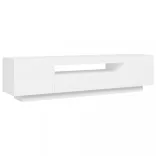 fehér TV-szekrény LED-lámpákkal 160 x 35 x 40 cm