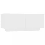 fehér szerelt fa TV-szekrény 100 x 35 x 40 cm