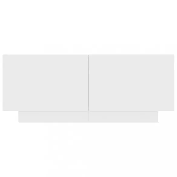 fehér szerelt fa TV-szekrény 100 x 35 x 40 cm