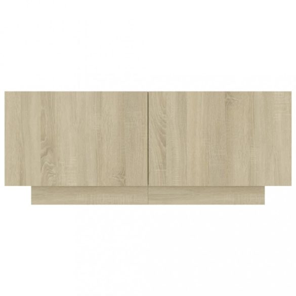 sonoma tölgyszínű szerelt fa TV-szekrény 100 x 35 x 40 cm