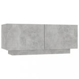 betonszürke szerelt fa TV-szekrény 100x35x40 cm