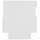 fehér TV-szekrény LED-lámpákkal 80 x 35 x 40 cm